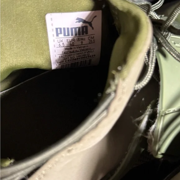 FENTY x Puma by Rihanna Trainer Mid Sneakers — Cypress Green | Size 9 - Picture 8 of 8